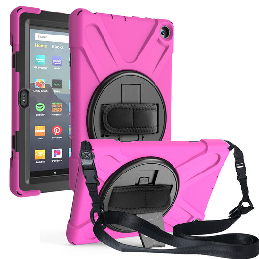 Pirate King Rotating Hand Shoulder Strap Kindle Fire HD 8 2022 Case