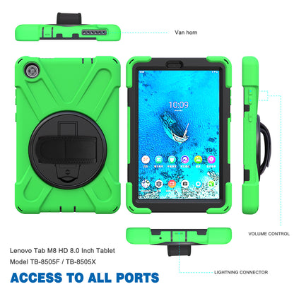 Pirate King Rotating Hand Shoulder Strap Lenovo Tab M8 (2021) Case