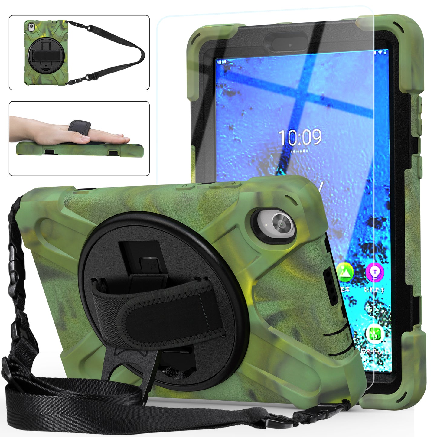 Pirate King Rotating Hand Shoulder Strap Lenovo Tab M8 (2020) Case