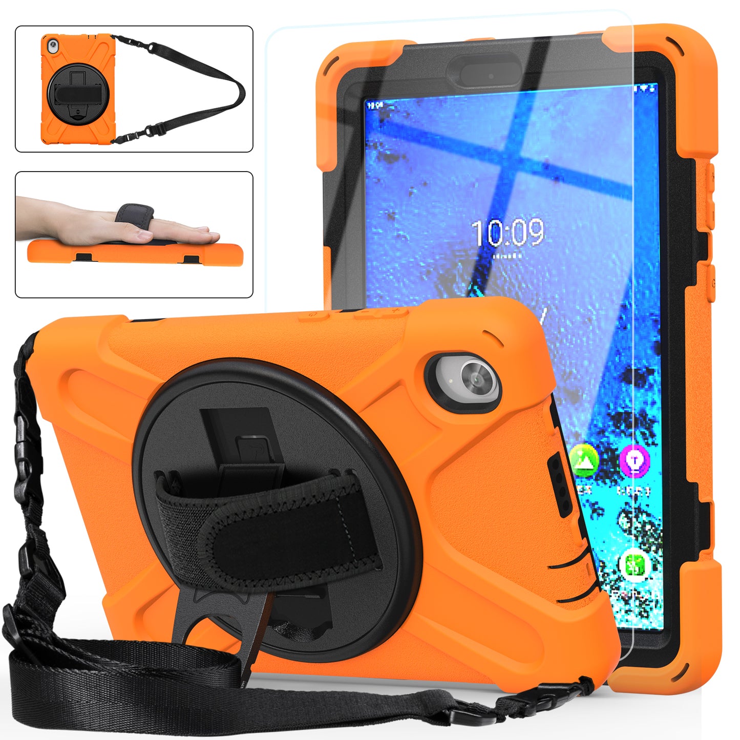 Pirate King Rotating Hand Shoulder Strap Lenovo Tab M8 (2020) Case