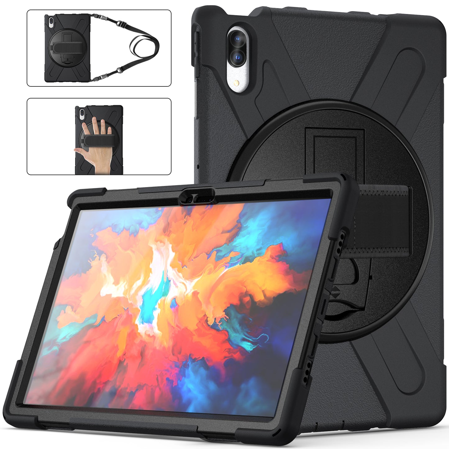 Pirate King Rotating Hand Shoulder Strap Lenovo Tab P11 Plus 2023 Case