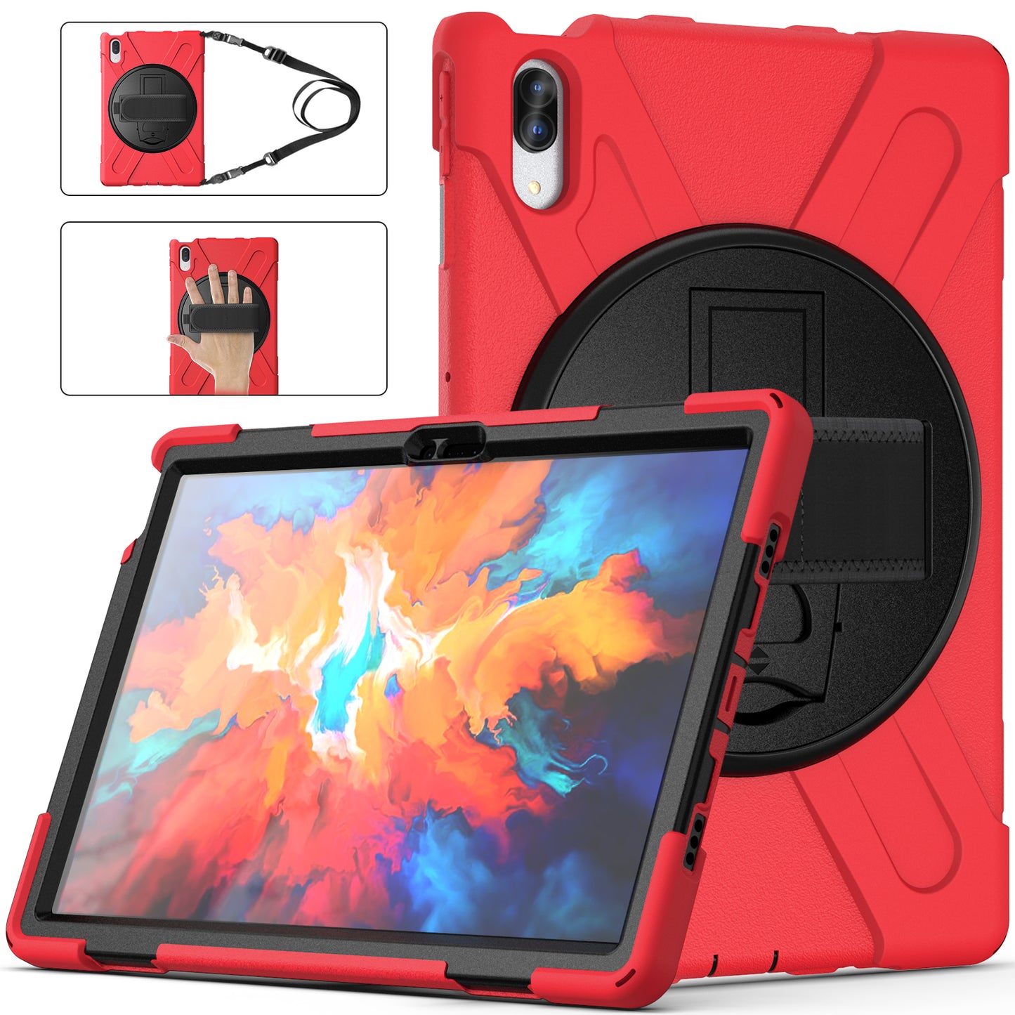 Pirate King Rotating Hand Shoulder Strap Lenovo Tab P11 Plus 2023 Case