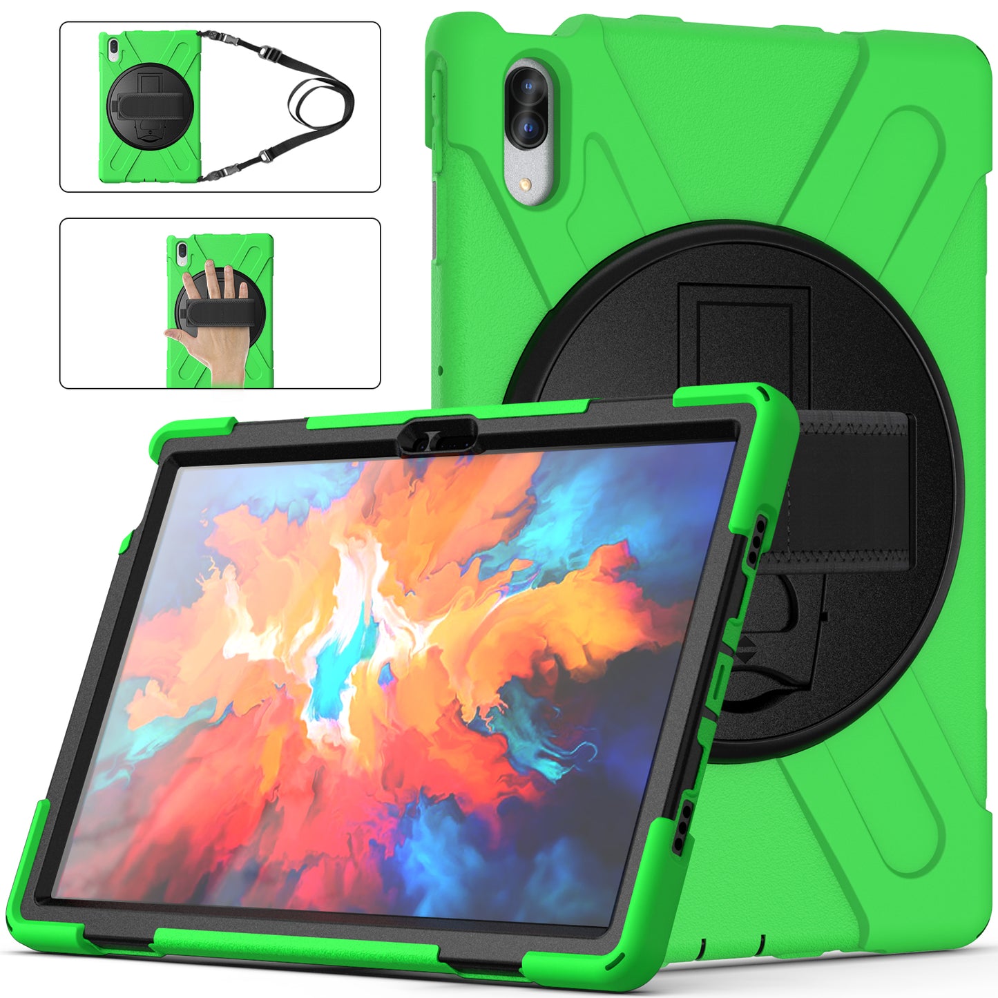 Pirate King Rotating Hand Shoulder Strap Lenovo Tab P11 Plus 2023 Case