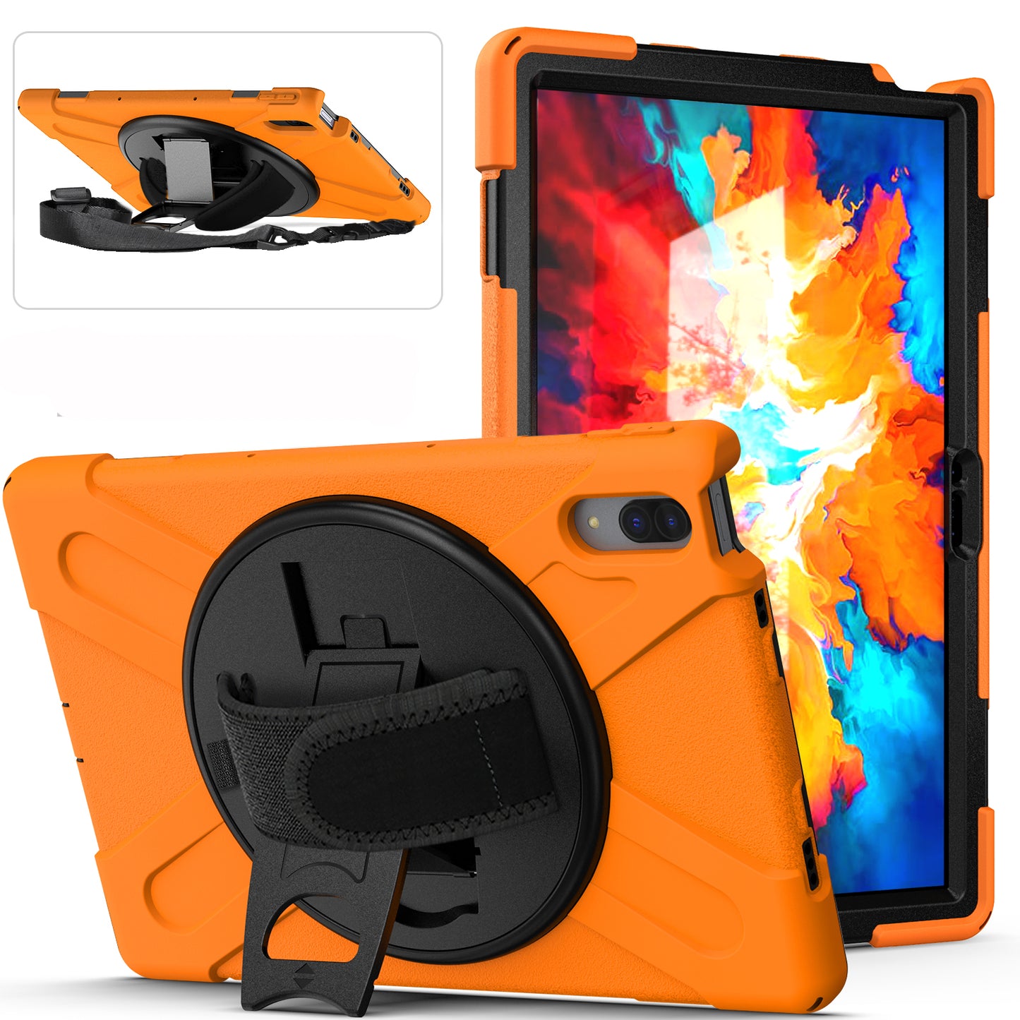 Pirate King Rotating Hand Shoulder Strap Lenovo Tab P11 Plus 2023 Case