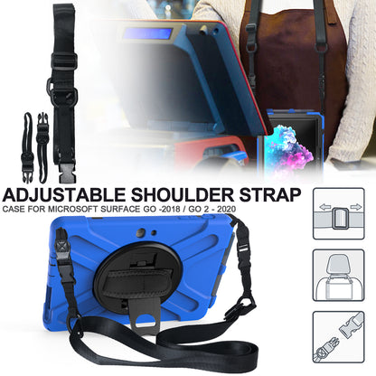 Pirate King Rotating Hand Shoulder Strap Surface Pro 7+ Case