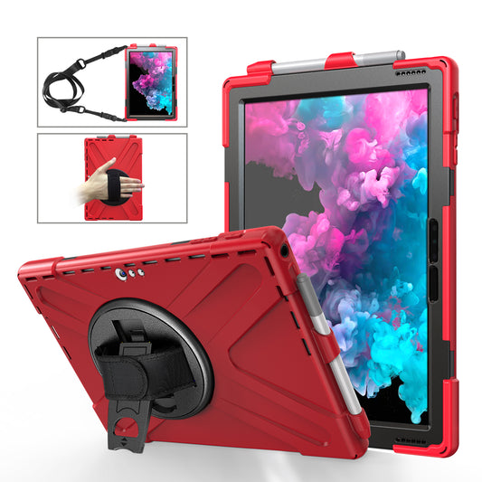 Pirate King Rotating Hand Shoulder Strap Surface Pro 7+ Case