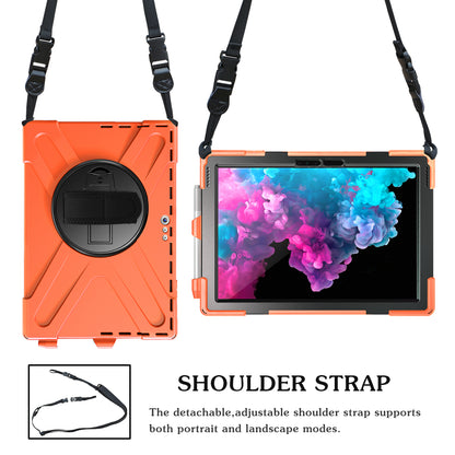 Pirate King Rotating Hand Shoulder Strap Surface Pro 7+ Case