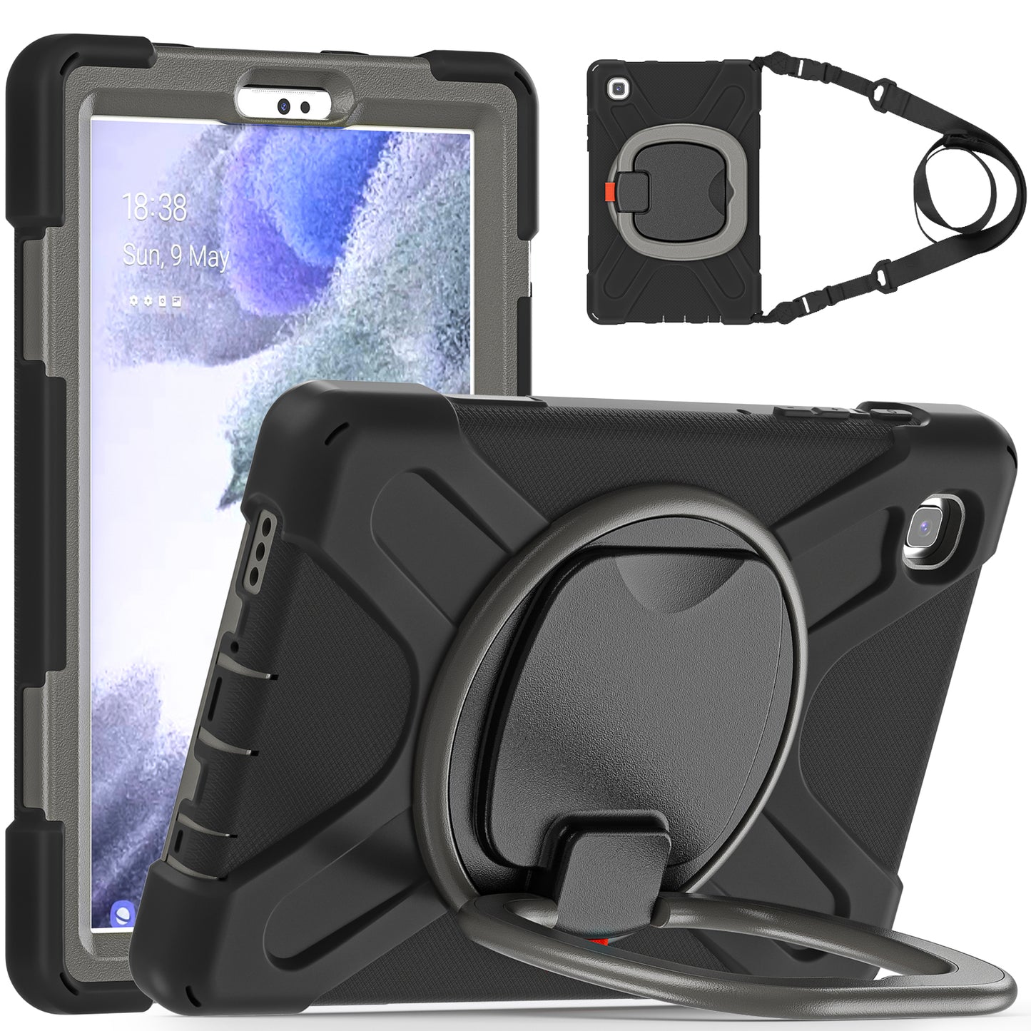 Pirate Box Rotating Hook Stand Galaxy Tab A7 Lite Case