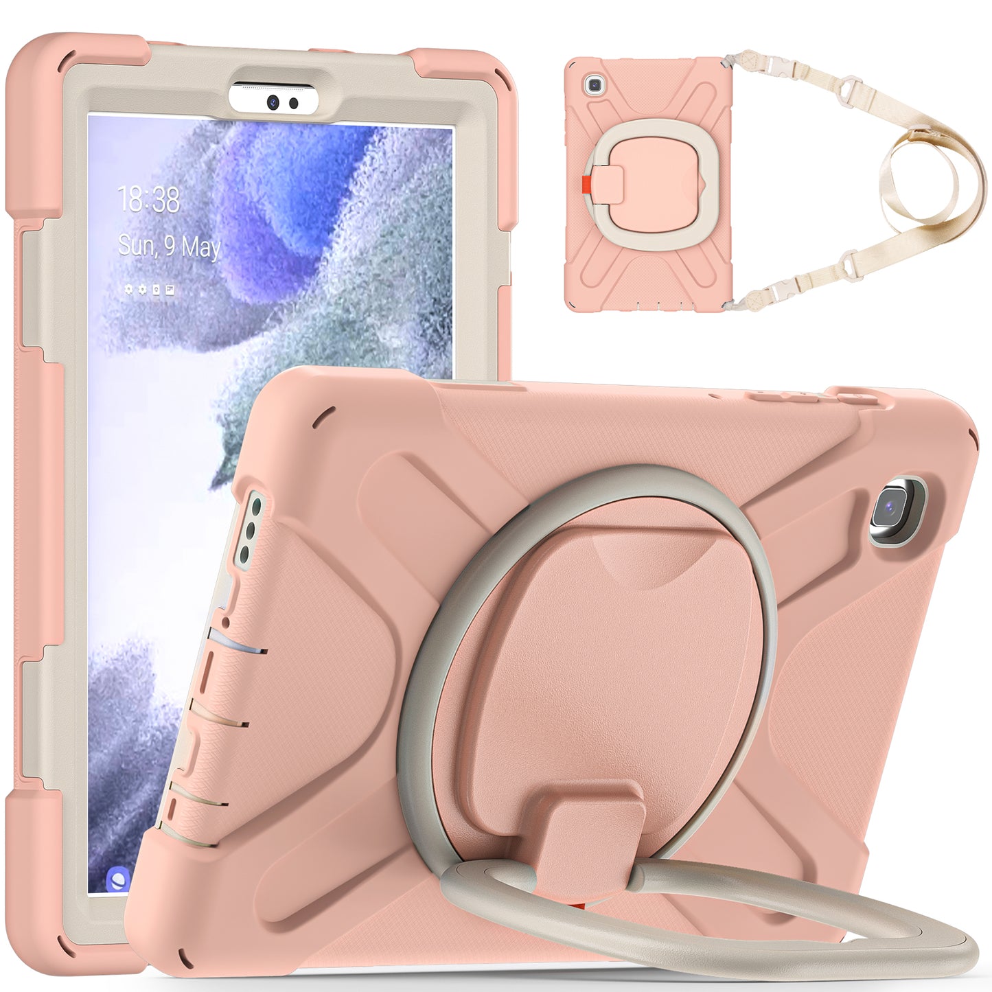 Pirate Box Rotating Hook Stand Galaxy Tab A7 Lite Case