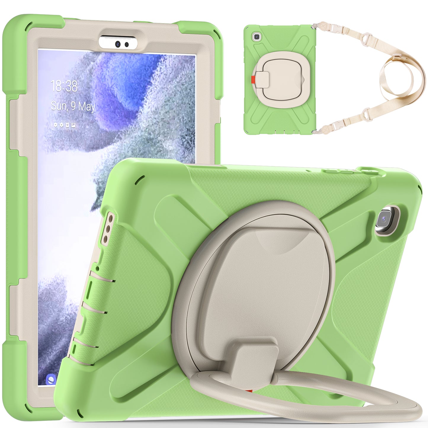 Pirate Box Rotating Hook Stand Galaxy Tab A7 Lite Case