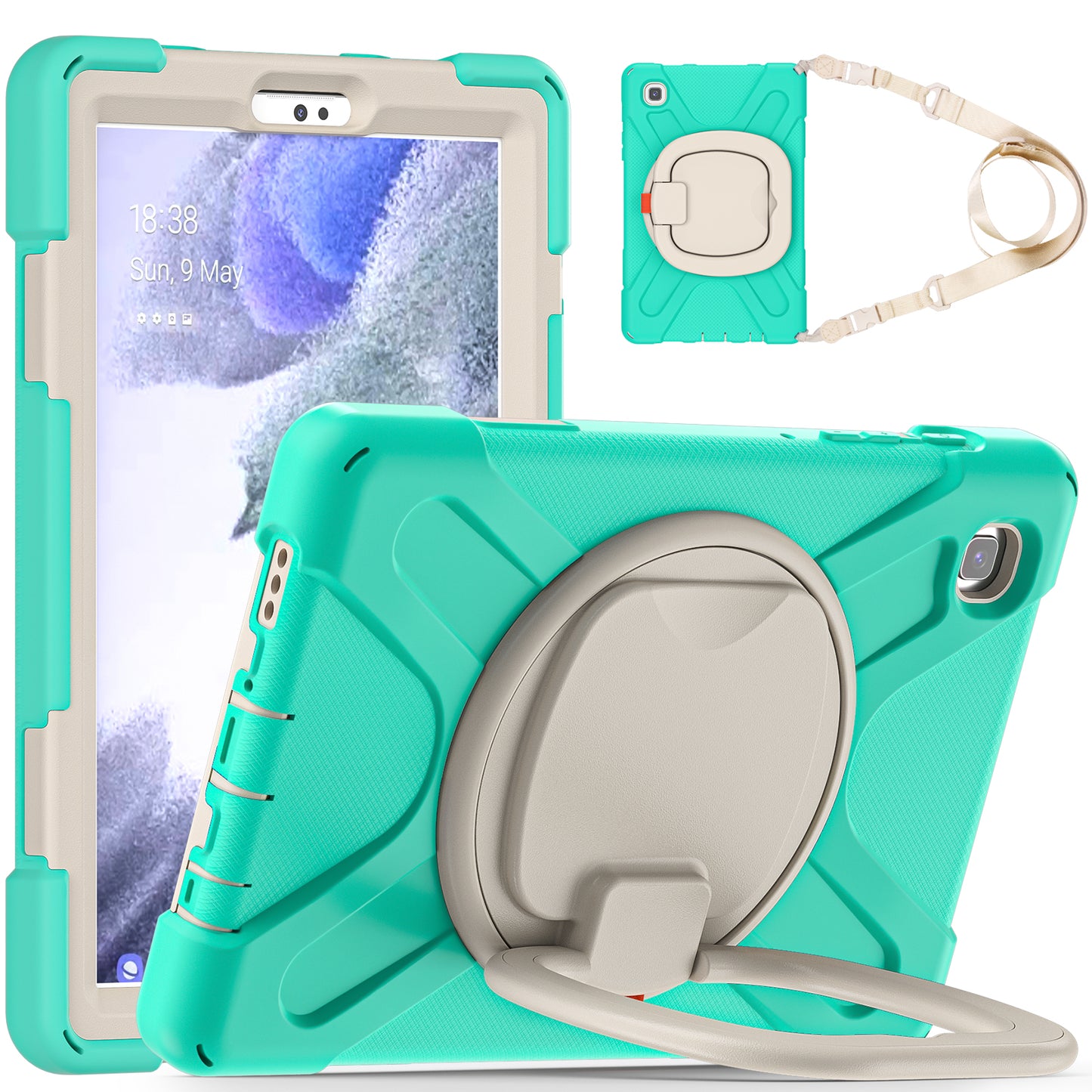 Pirate Box Rotating Hook Stand Galaxy Tab A7 Lite Case