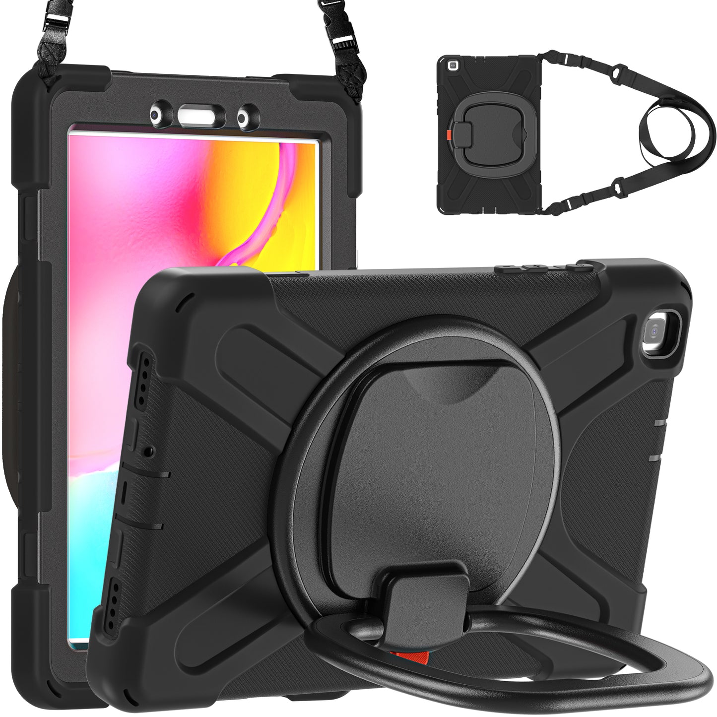 Pirate Box Rotating Hook Stand Galaxy Tab A 8.0 2019 Case