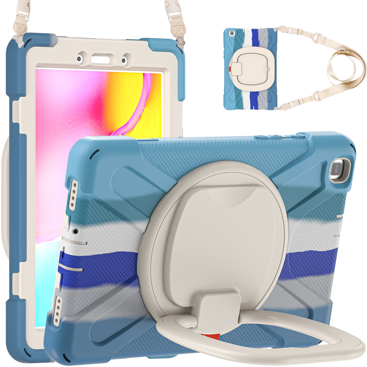 Pirate Box Rotating Hook Stand Galaxy Tab A 8.0 2019 Case