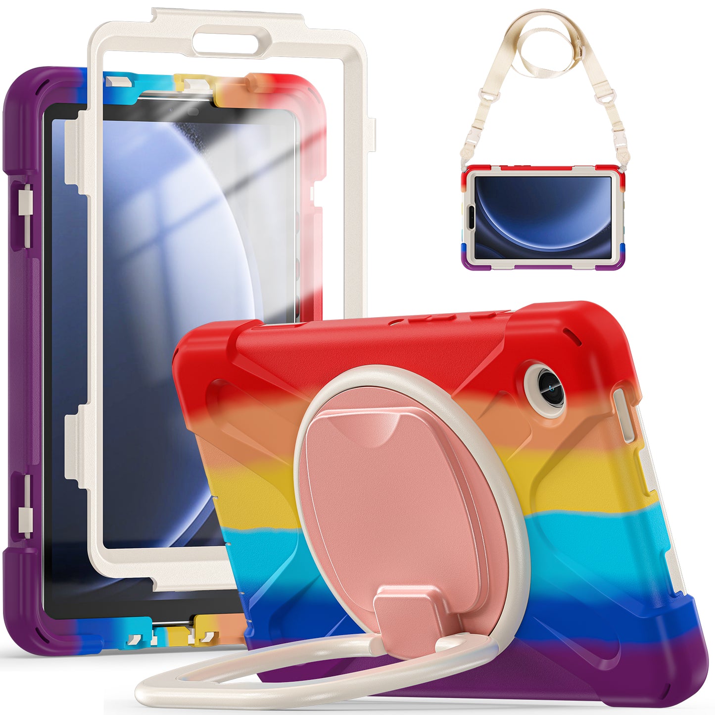 Pirate Box Rotating Hook Stand Galaxy Tab A9 Case