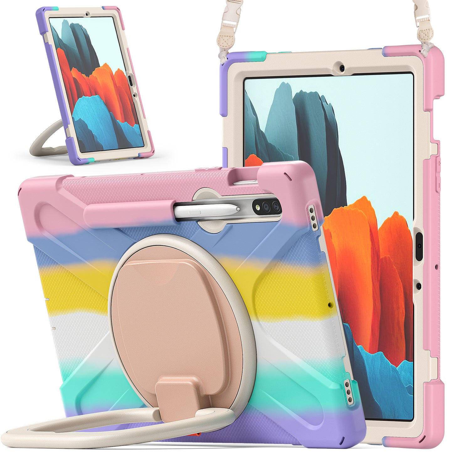 Pirate Box Rotating Hook Stand Galaxy Tab S6 Case