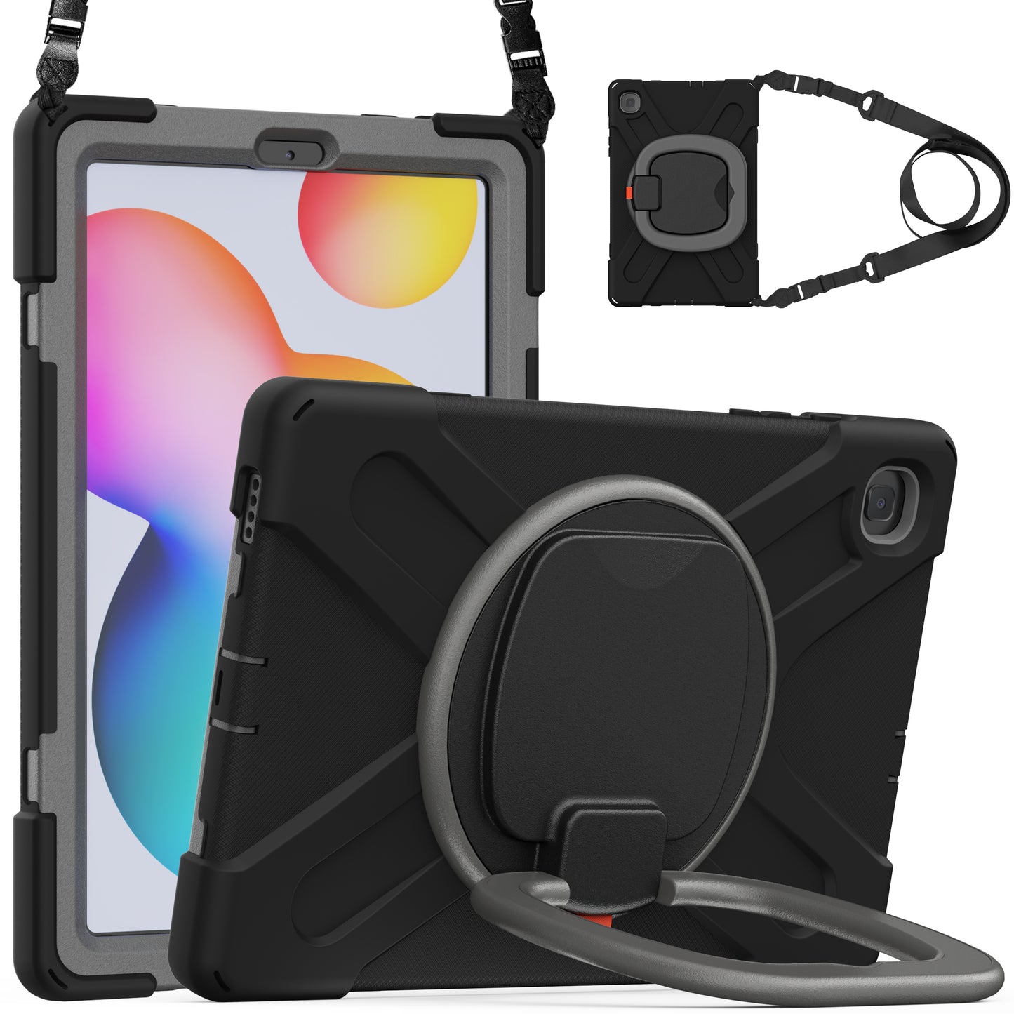 Pirate Box Rotating Hook Stand Galaxy Tab S6 Lite Case