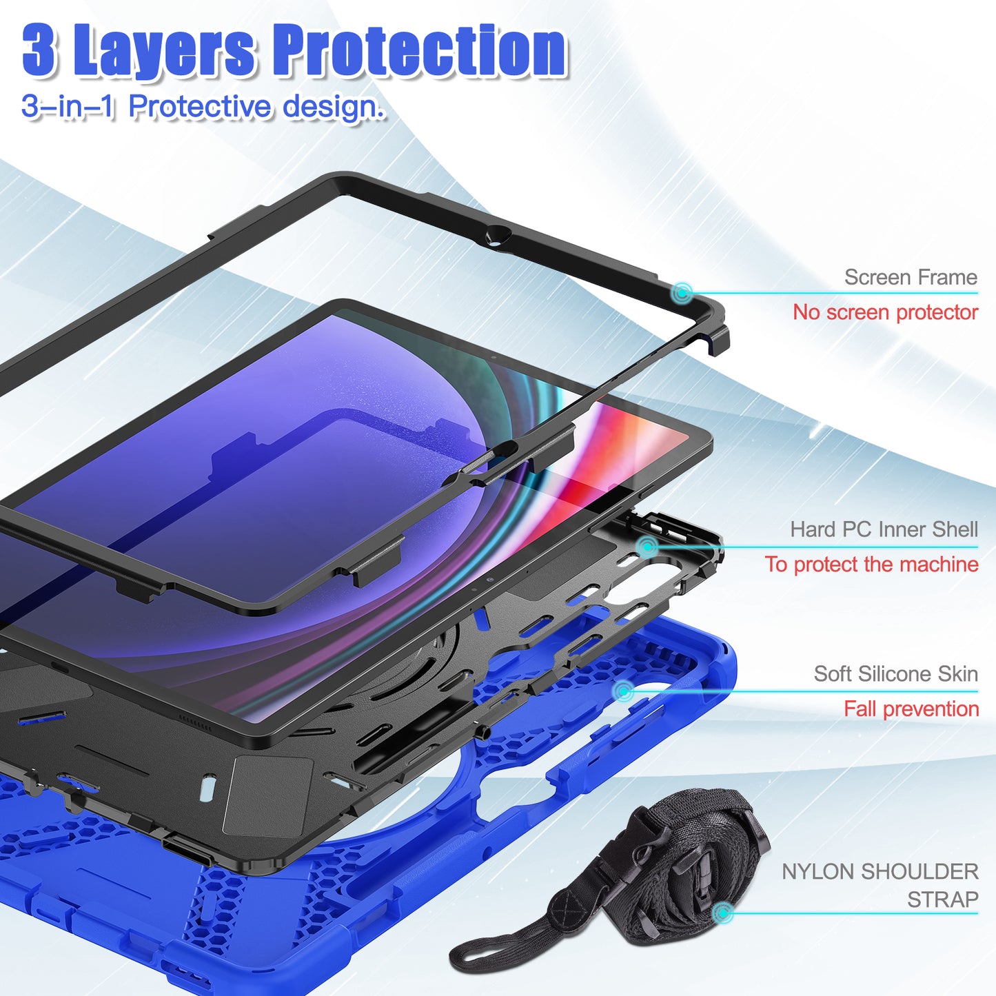 Pirate Box Rotating Hook Stand Galaxy Tab S10+ Case