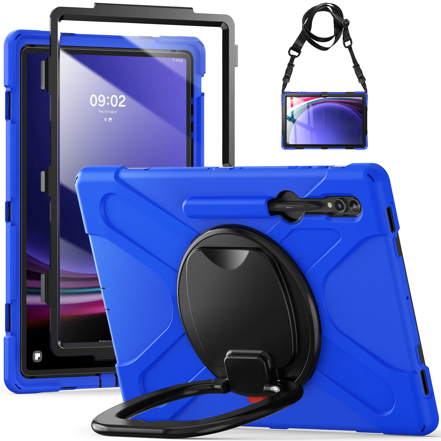 Pirate Box Rotating Hook Stand Galaxy Tab S9 Ultra Case