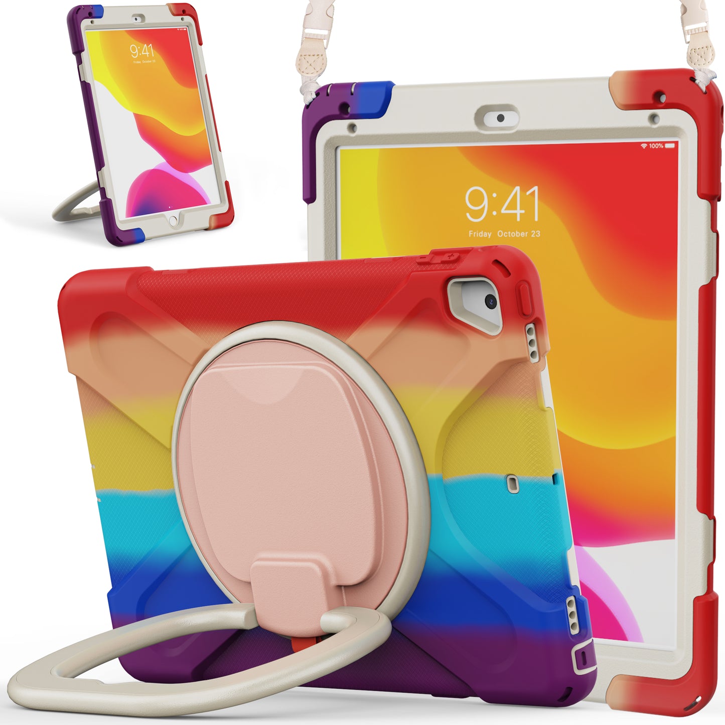 Pirate Box Rotating Hook Stand iPad 6 Case