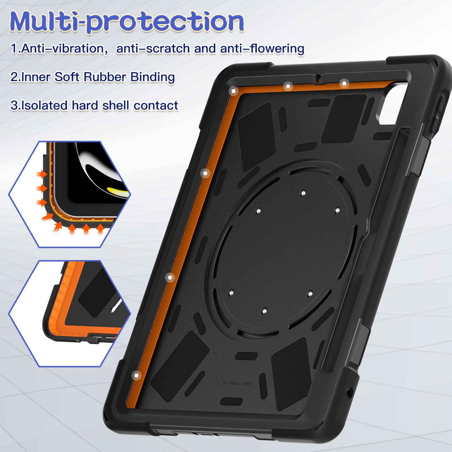 Pirate Box Rotating Hook Stand iPad Pro 11 2024 Case