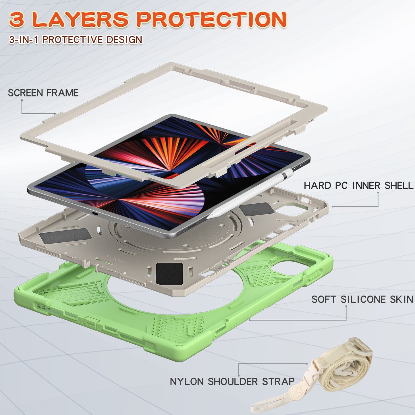 Pirate Box Rotating Hook Stand iPad Pro 11 2018 Case