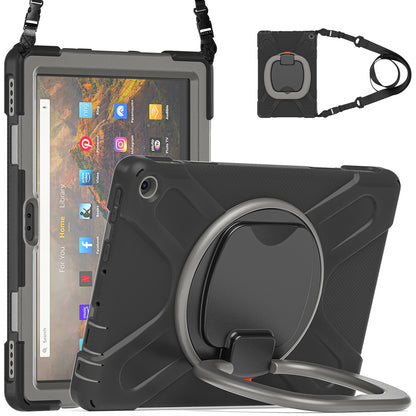 Pirate Box Rotating Hook Stand Kindle Fire HD 10 Plus (2021) Case