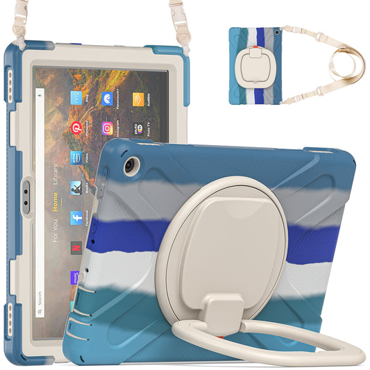 Pirate Box Rotating Hook Stand Kindle Fire HD 10 Plus (2021) Case