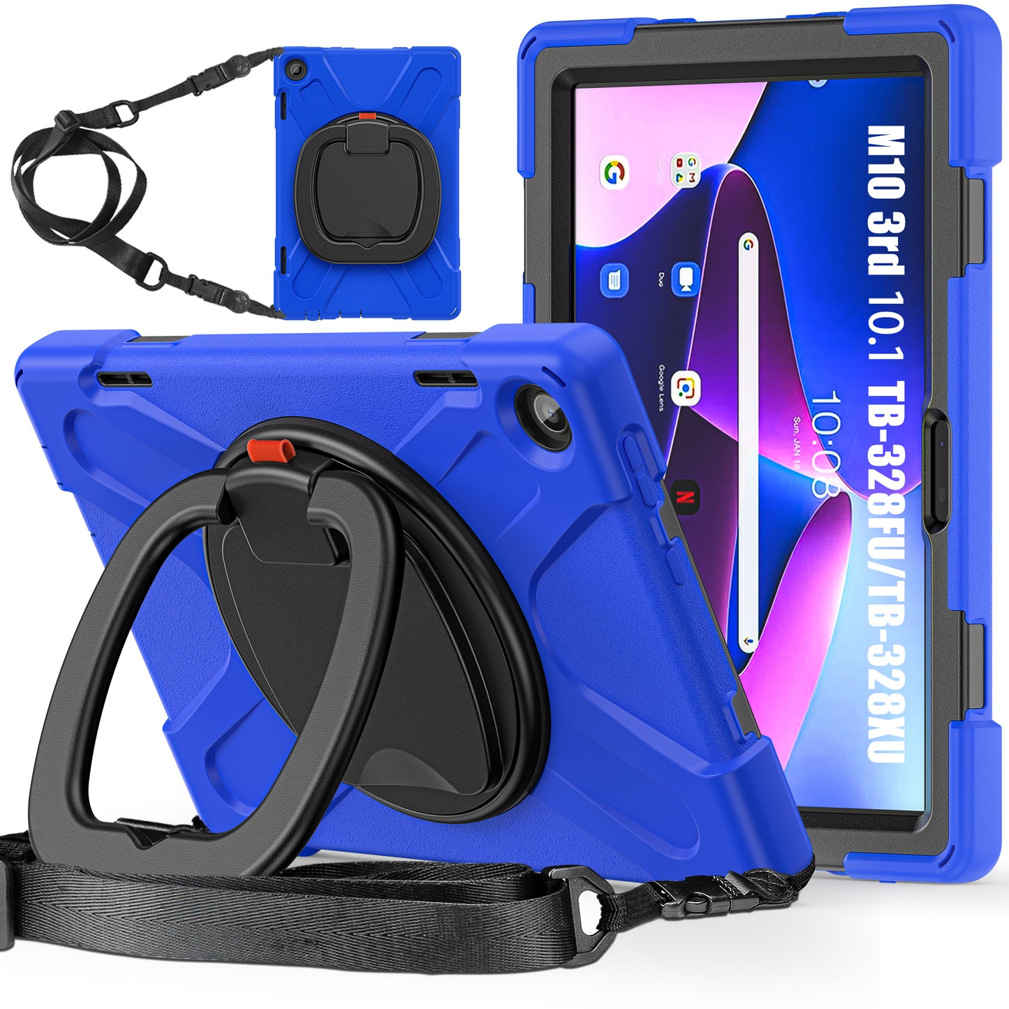 Pirate Box Rotating Hook Stand Lenovo Tab M10 2022 Case