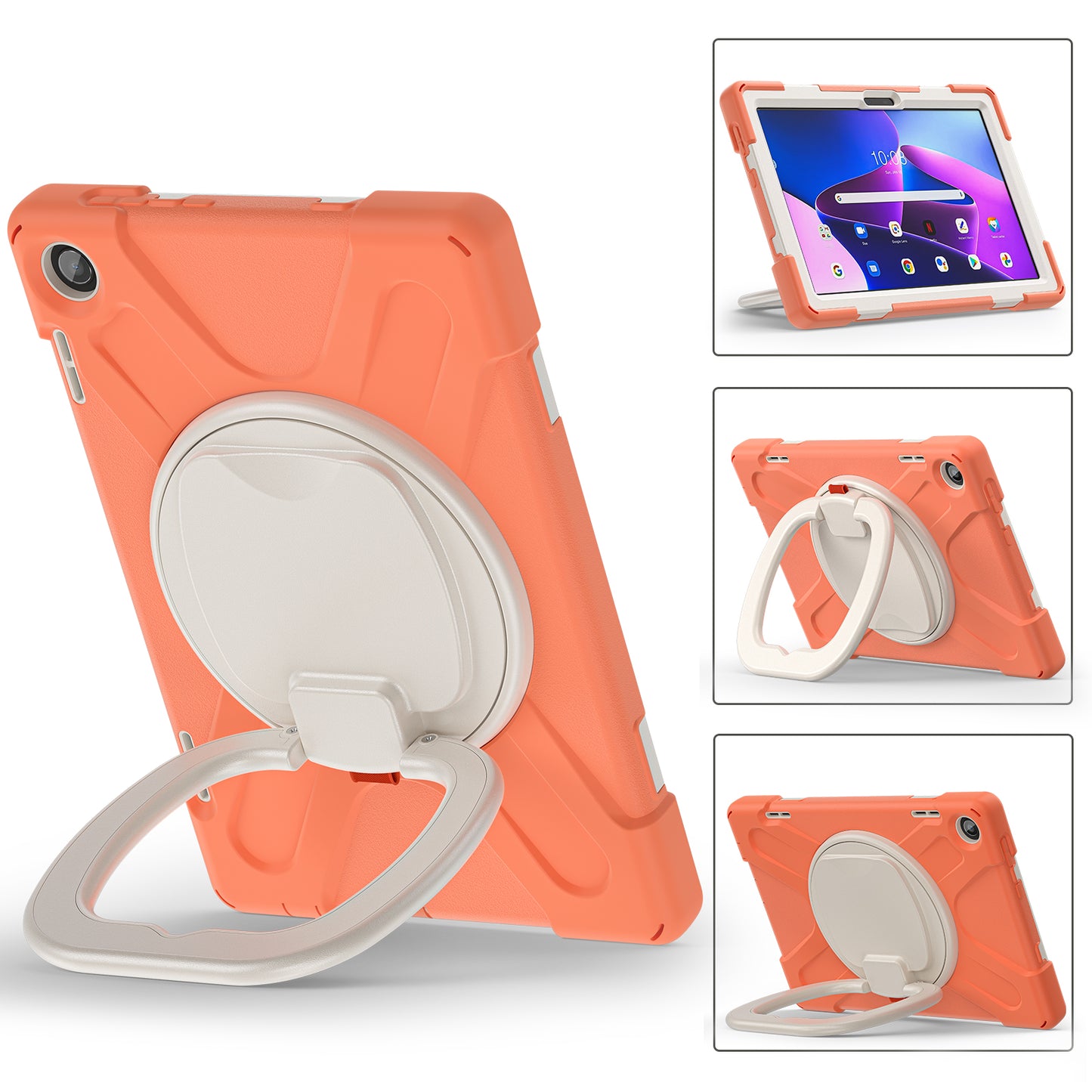 Pirate Box Rotating Hook Stand Lenovo Tab M10 2022 Case