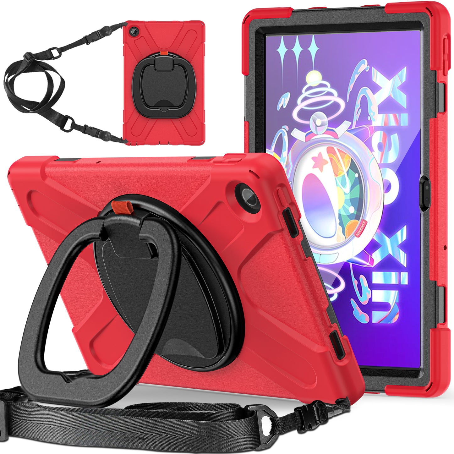 Pirate Box Rotating Hook Stand Lenovo Tab M10 Plus 2022 Case