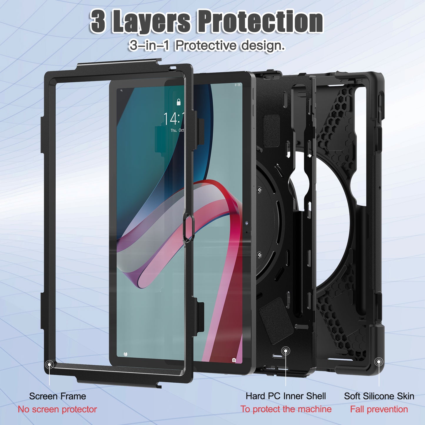 Pirate Box Rotating Hook Stand Lenovo Tab P11 Pro 2022 Case