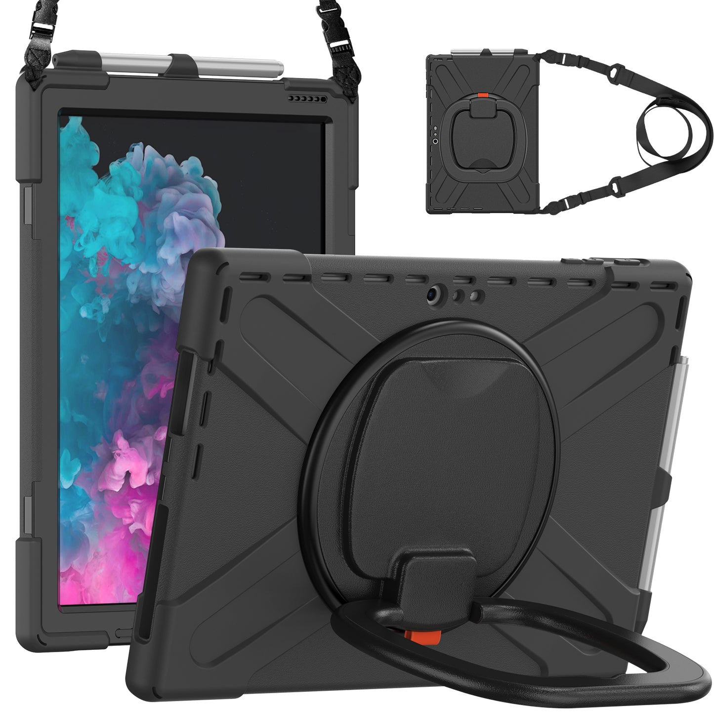 Pirate Box Rotating Hook Stand Surface Pro 7 Case