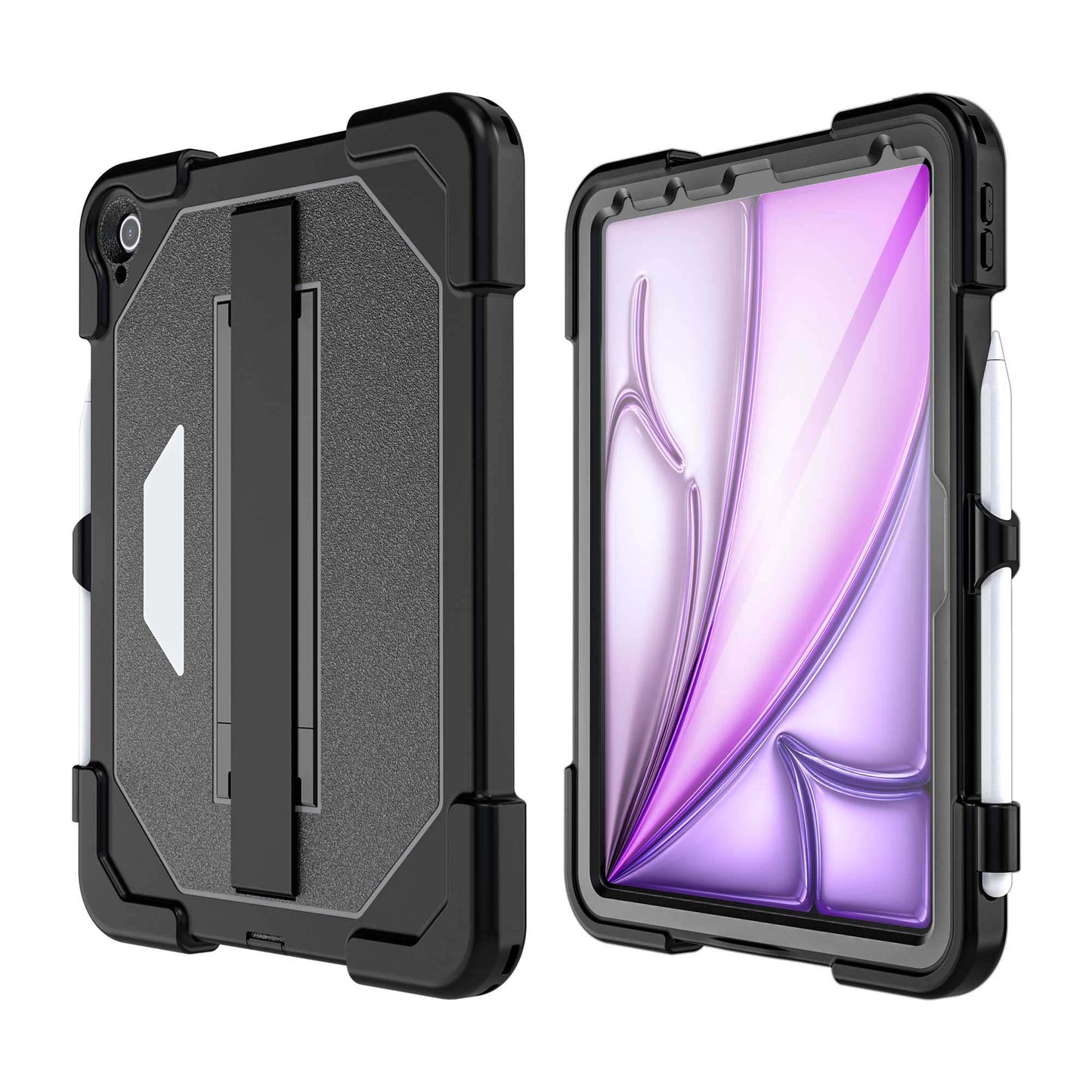 Ultramarine Technology Heavy Duty Military Tablet Case with Hand Strap & Screen Protector - iPad Air 7th Gen