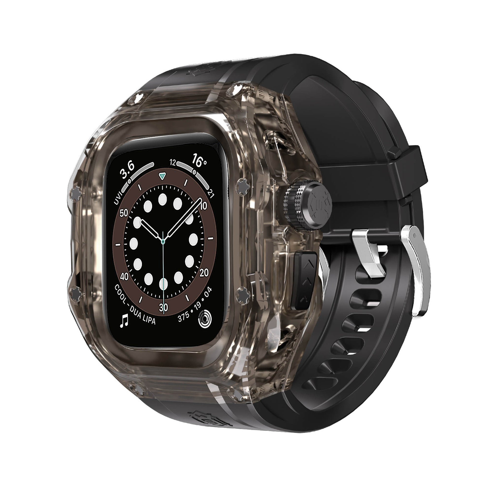 Ultramarine Technology Heavy-Duty Protective Watch Case with Integrated Silicone Strap - Apple Watch Ultra