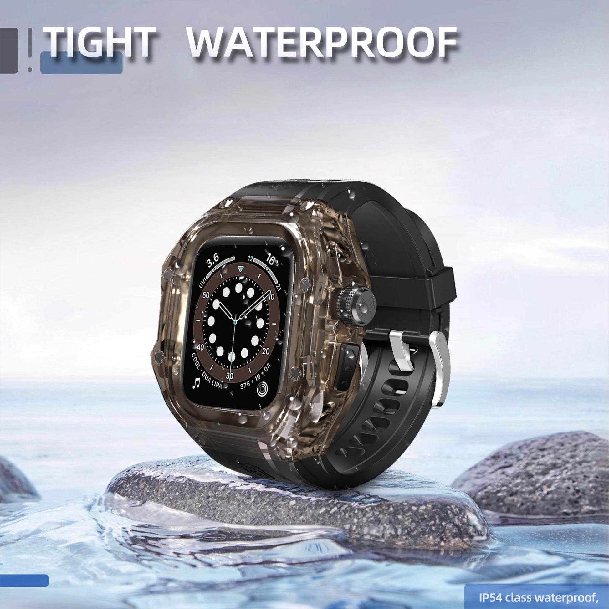 Ultramarine Technology Heavy-Duty Protective Watch Case with Integrated Silicone Strap - Apple Watch Ultra