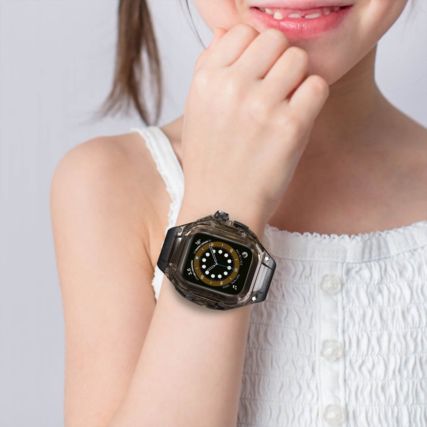 Ultramarine Technology Heavy-Duty Protective Watch Case with Integrated Silicone Strap - Apple Watch Ultra
