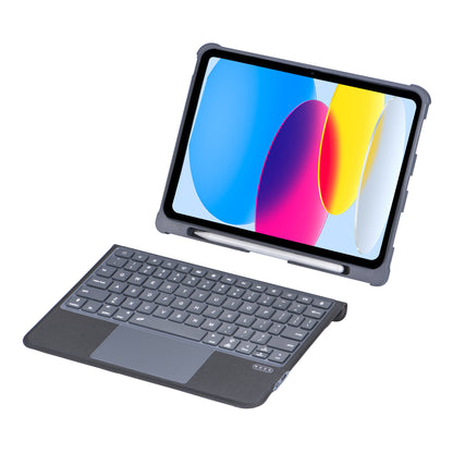 Folio Stand Detachable Leather Keyboard iPad 10 Case