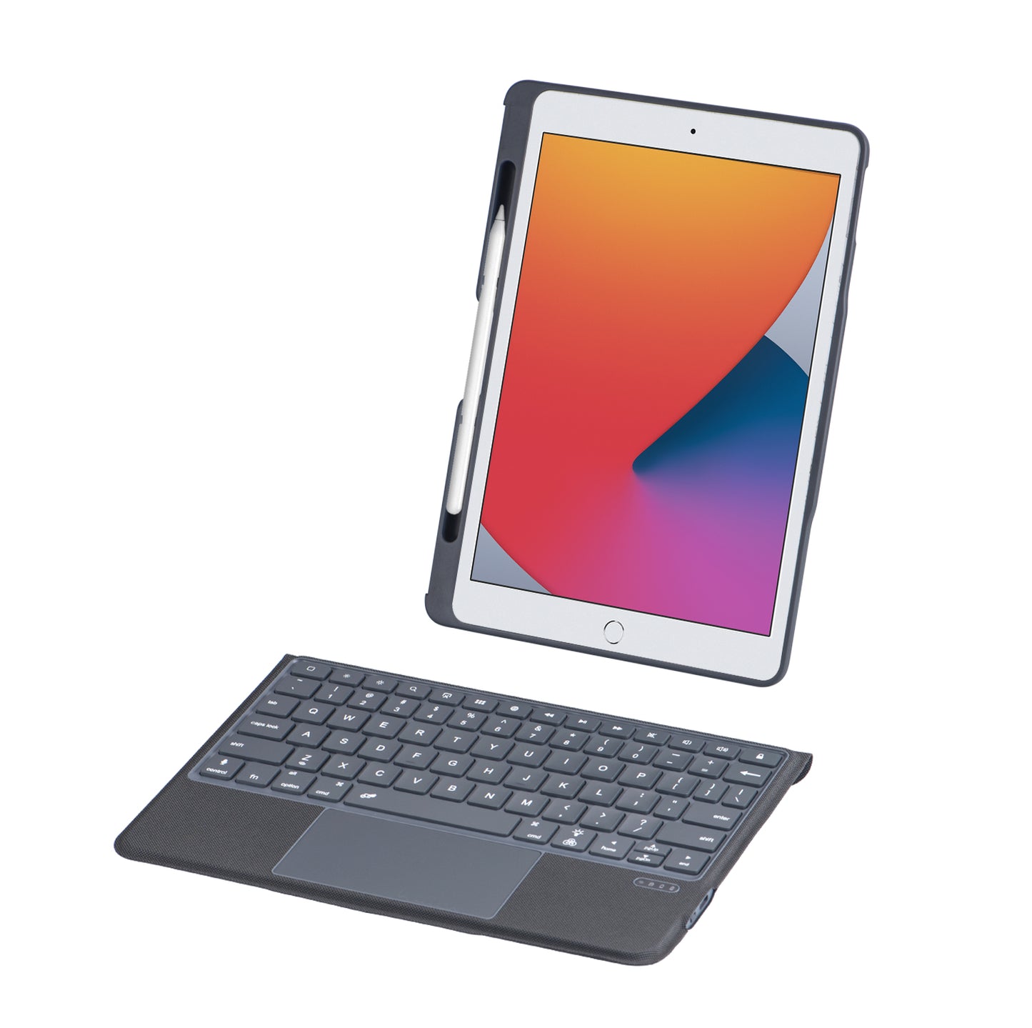 Folio Stand Detachable Leather Keyboard iPad Air 3 Case