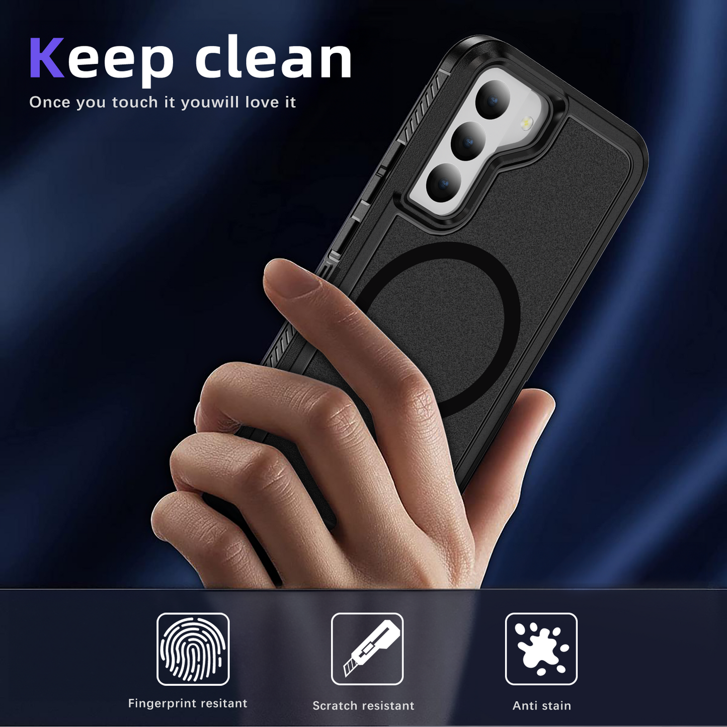 Guardian Matte Galaxy S22+ Case Magsafe Charging