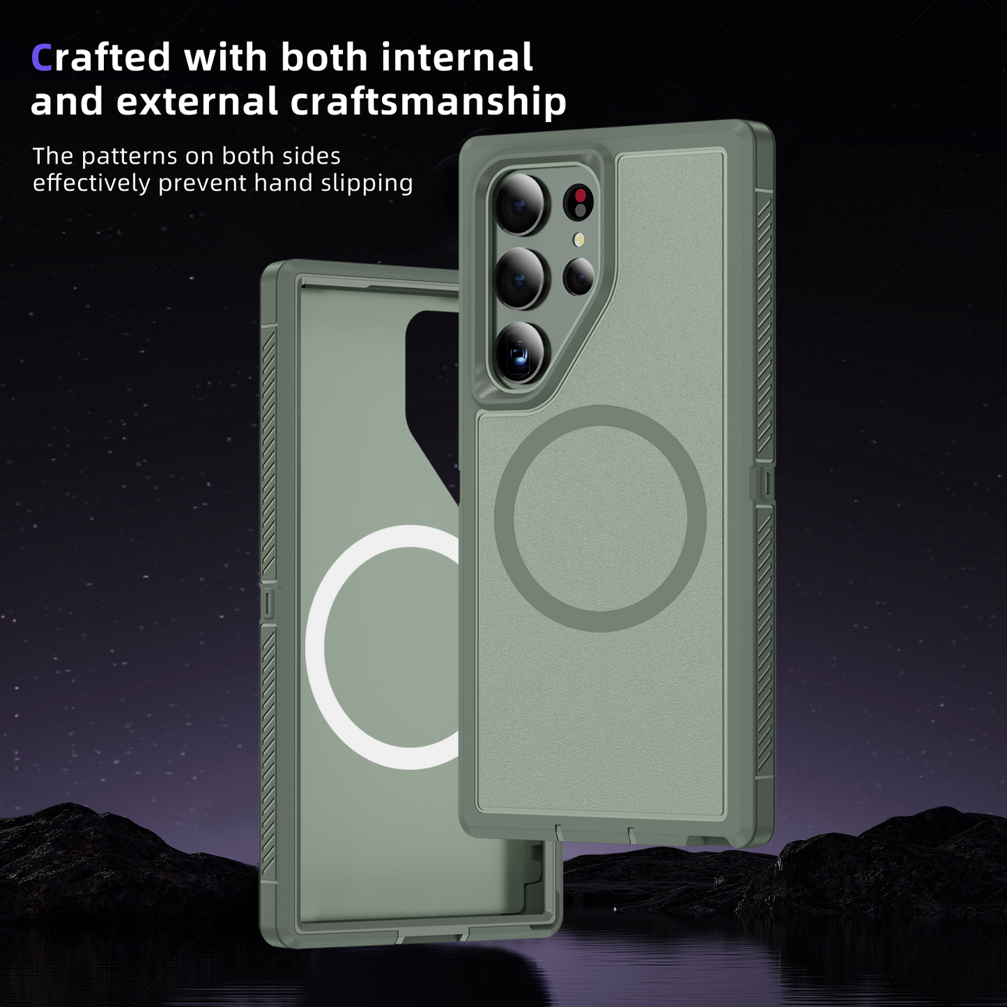 Guardian Matte Galaxy S23 Ultra Case Magsafe Charging