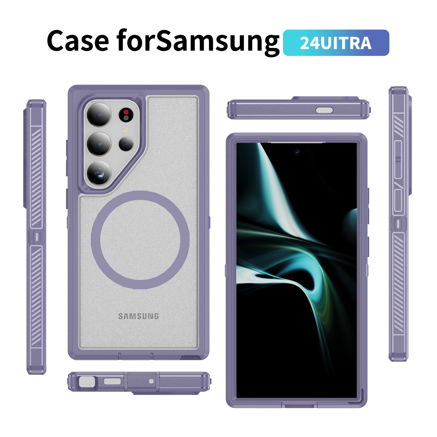 Guardian Matte Galaxy S24 Ultra Case Magsafe Charging