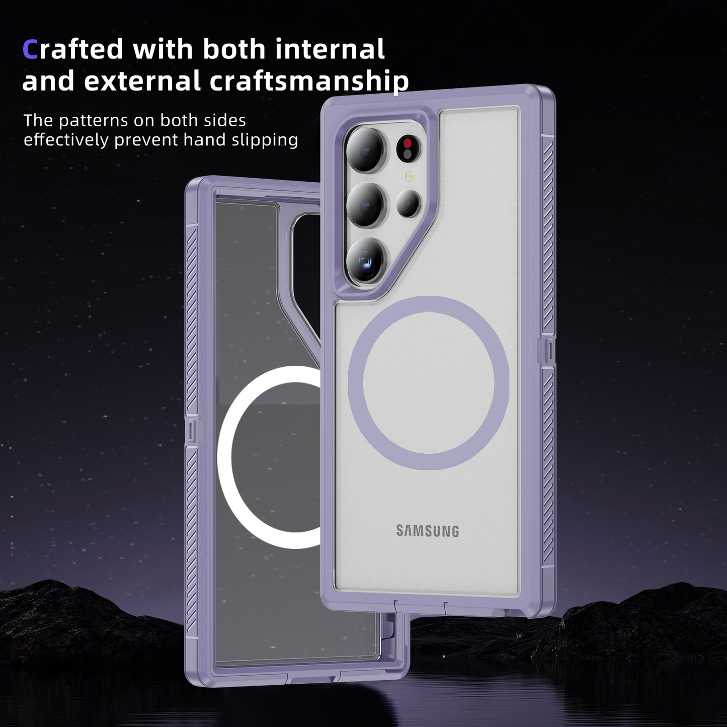 Guardian Matte Galaxy S24 Ultra Case Magsafe Charging