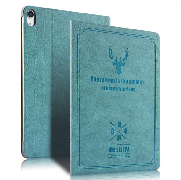 Destiny Imitation Deer Leather Apple iPad Pro 11 (2018) Case Folio