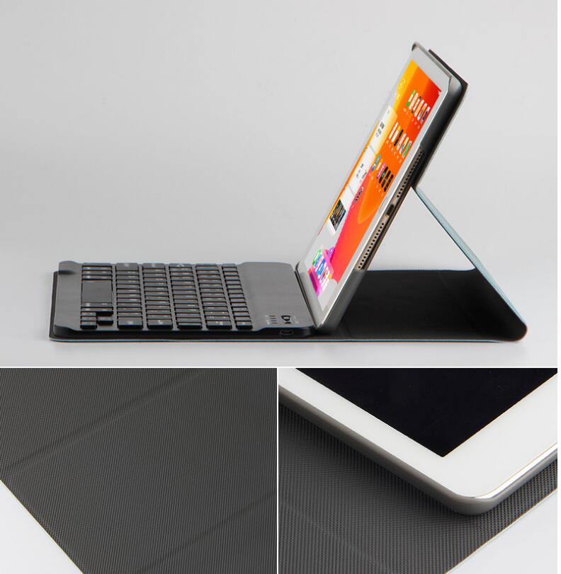 Soft Luxury Keyboard Apple iPad 6 Case Book Detachable