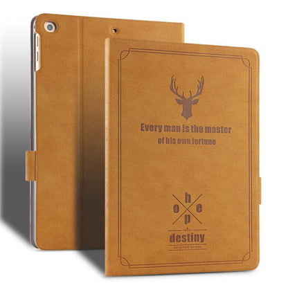 Destiny Imitation Deer Leather Apple iPad 5 Case Folio Stand