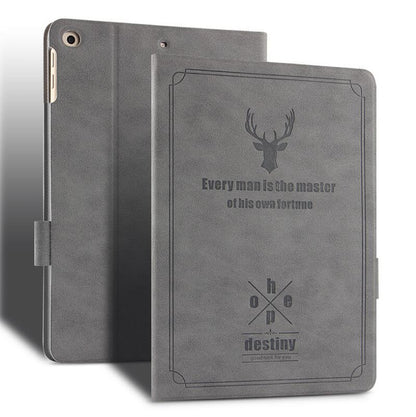 Destiny Imitation Deer Leather Apple iPad Air 2 Case Folio Stand