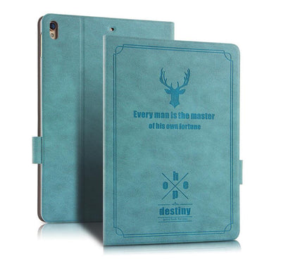 Destiny Imitation Deer Leather Apple iPad Pro 10.5 Case Folio Stand