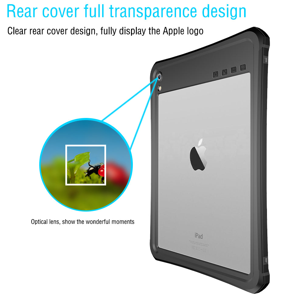 Armored Protection Waterproof Apple iPad Pro 11 (2018) Case Crystal