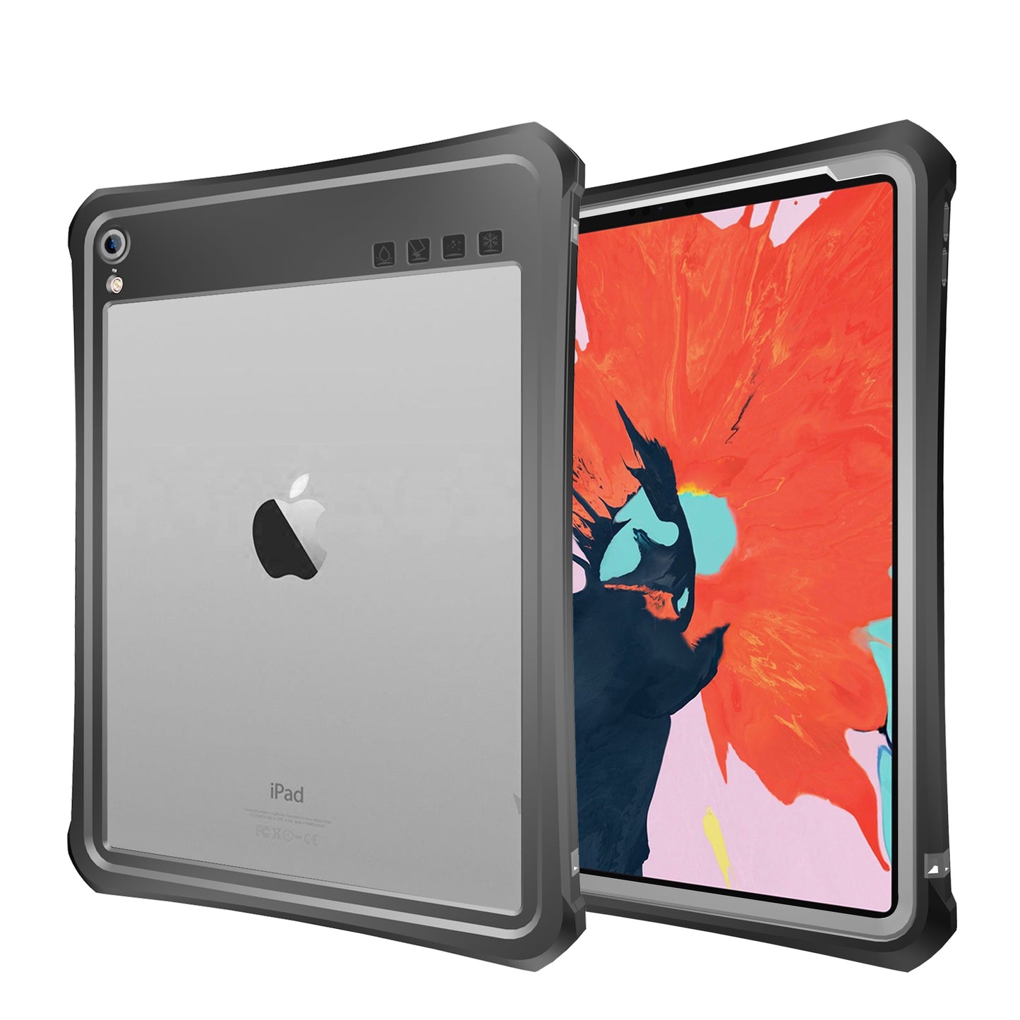 Armored Protection Waterproof Apple iPad Pro 11 (2018) Case Crystal