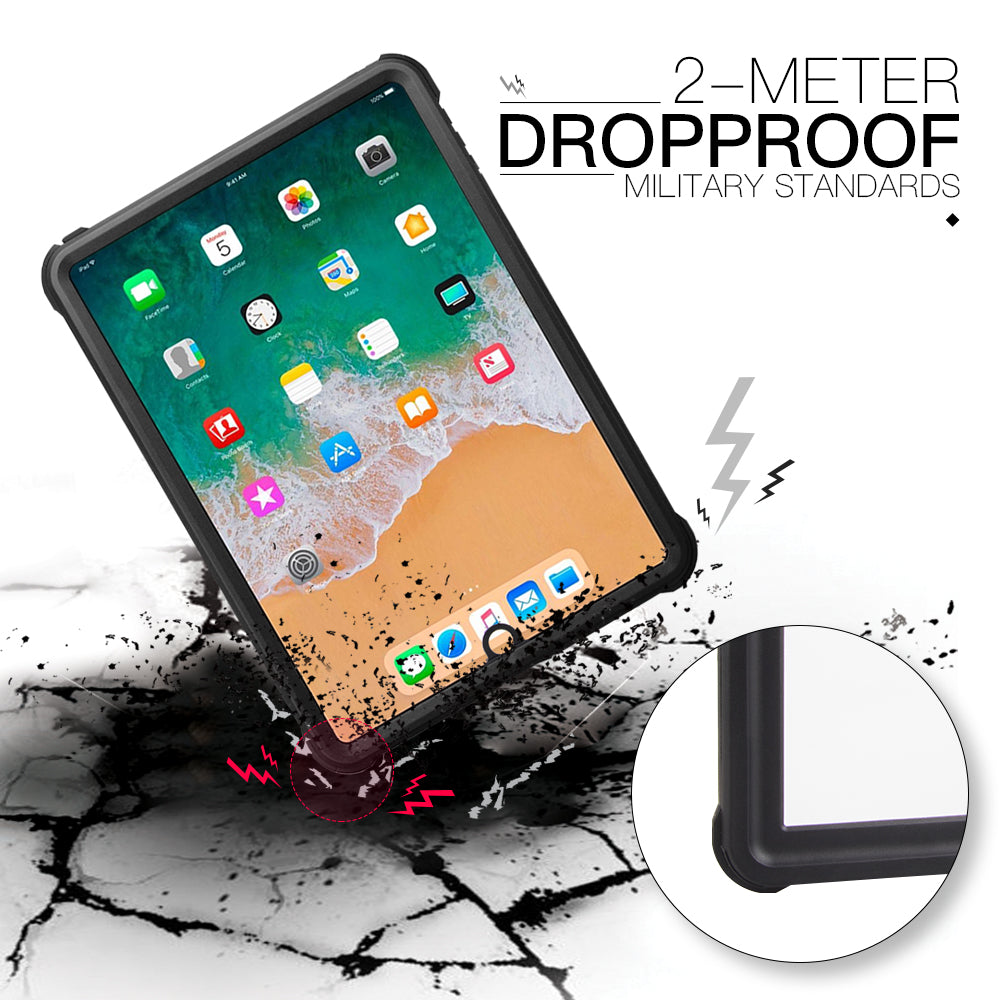 Armored Protection Waterproof Apple iPad Pro 9.7 Case Crystal